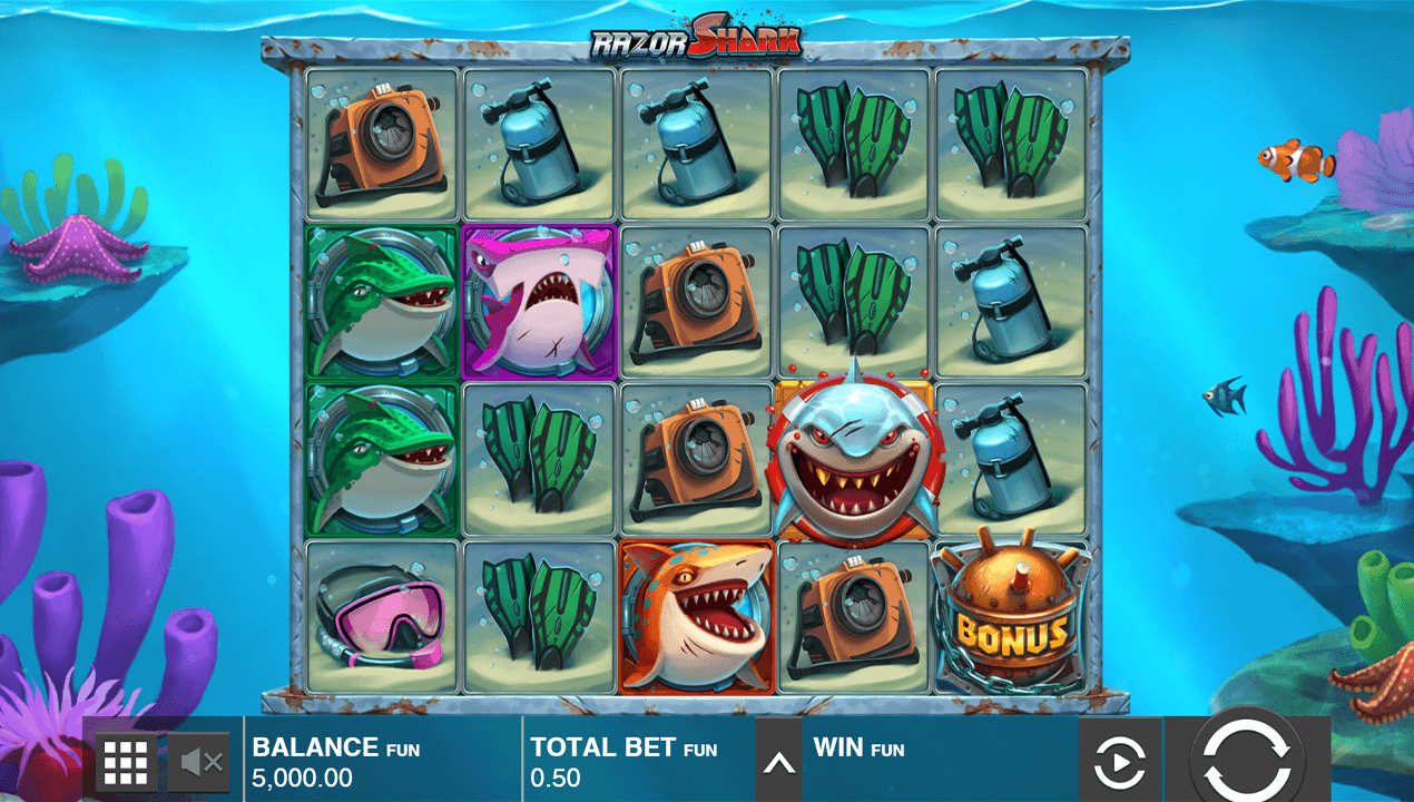 Razor Shark vox casino