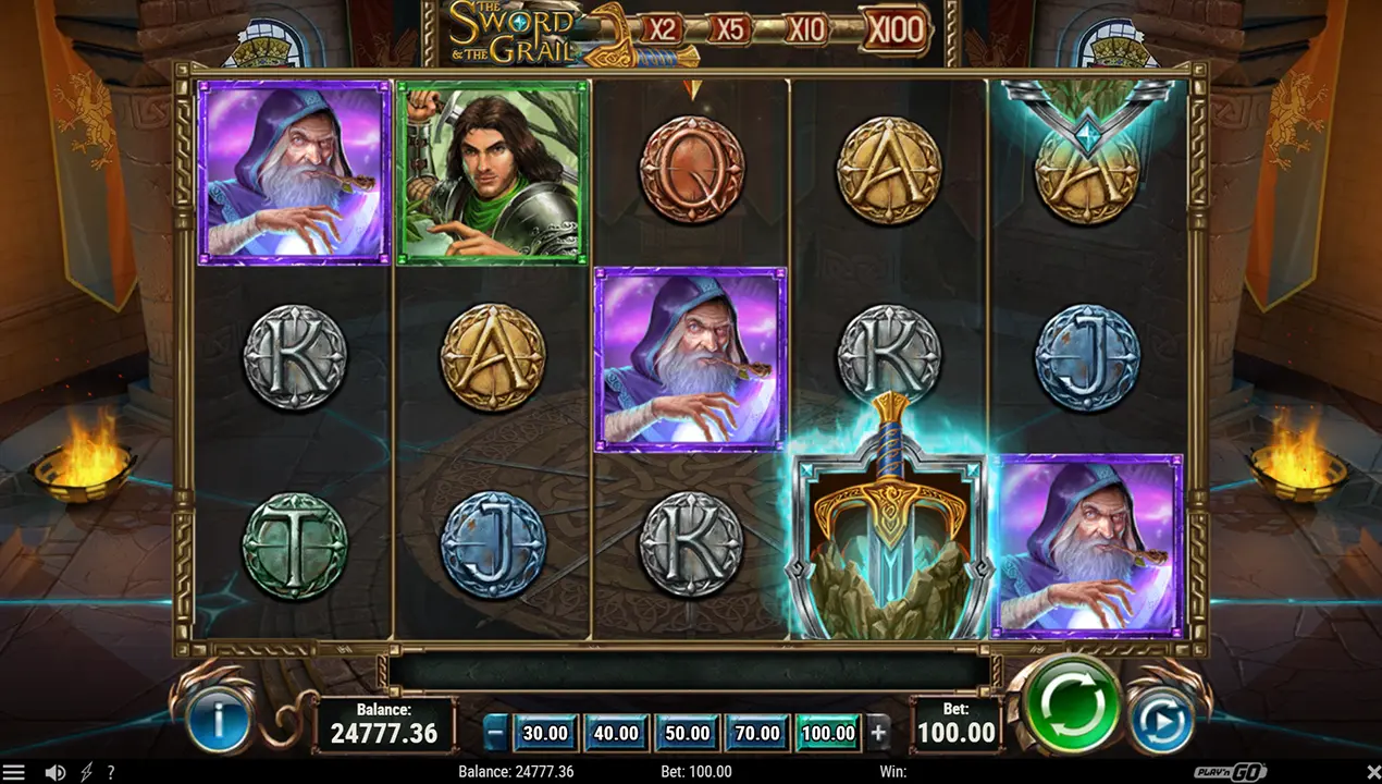 The Sword and the Grail Vox Casino