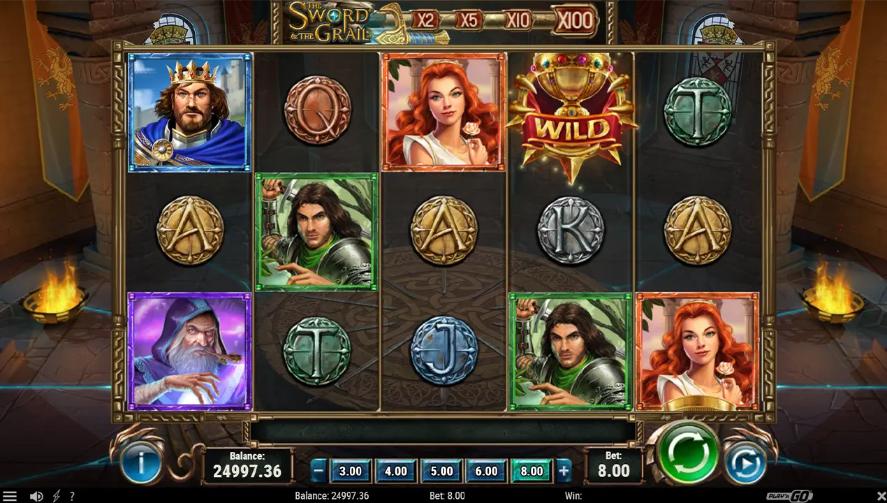 The Sword and the Grail Vox Casino