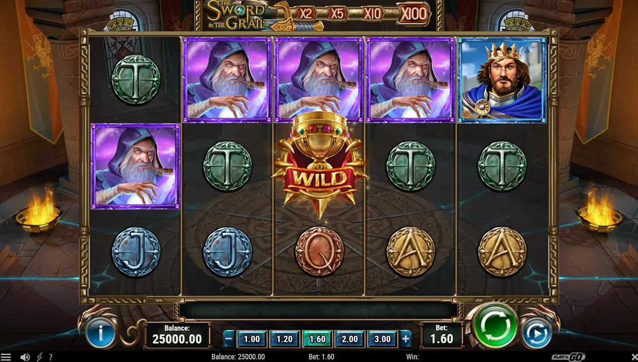 The Sword and the Grail Vox Casino